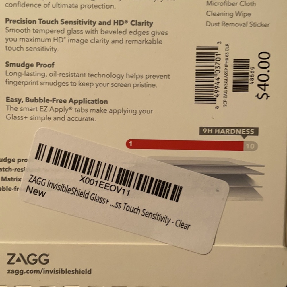 Zagg Invisible Shield iPhone Glass Protector - Picture 3 of 3